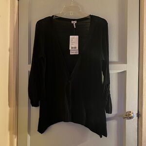 Splendid Black Button Down Shirt